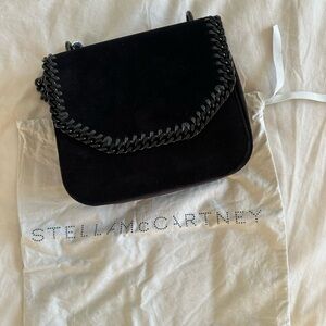Stella McCartney Black Velvet bag